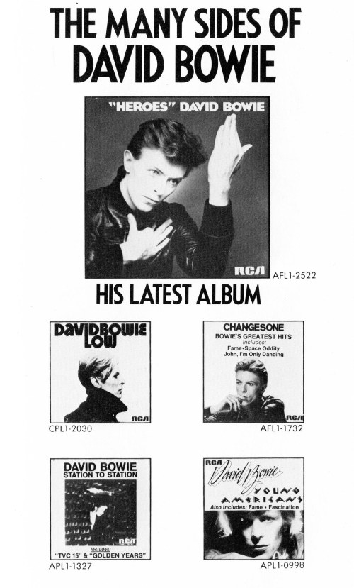 The Many Sides of David Bowie